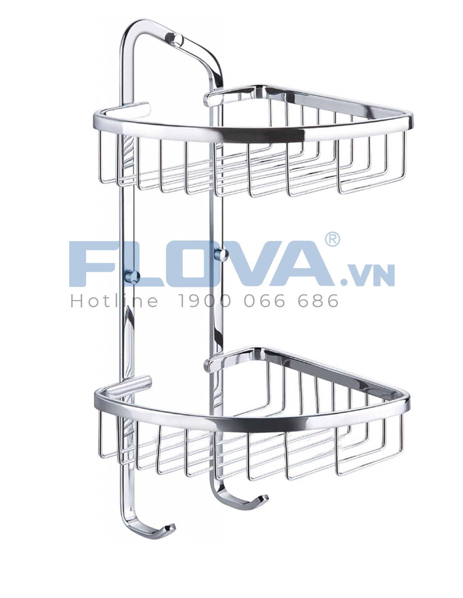 Kệ góc tam giác 2 tầng FH 8962 Kệ góc tam giác 2 tầng FH 8962