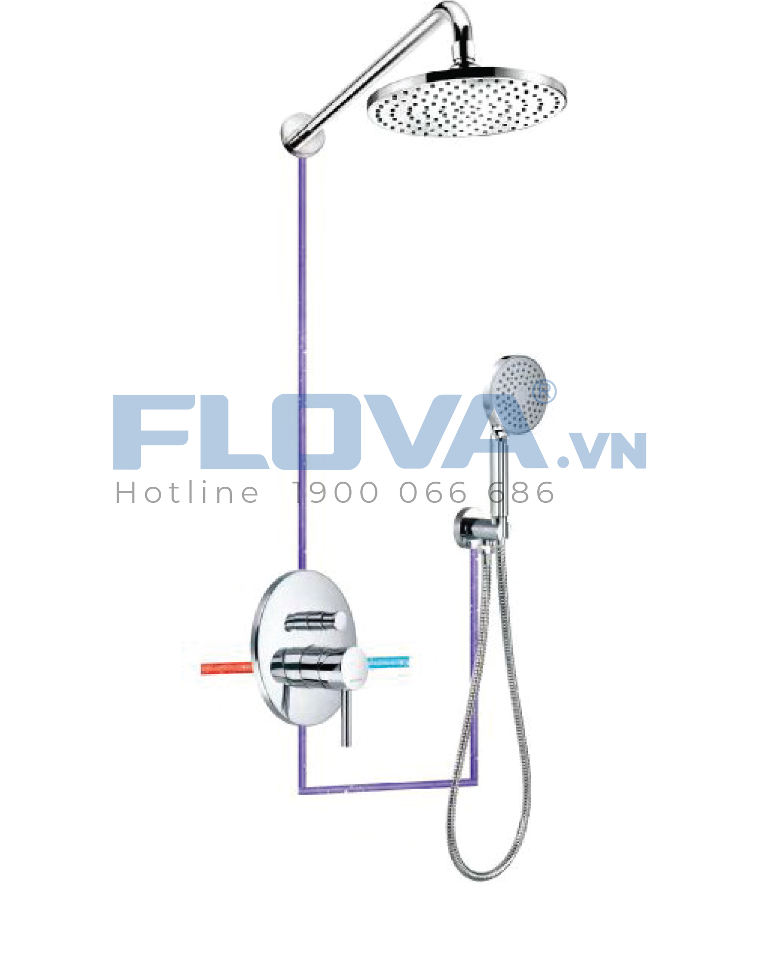 Sen âm tường cao cấp FH 8316-D11 Sen âm tường cao cấp FH 8316-D11