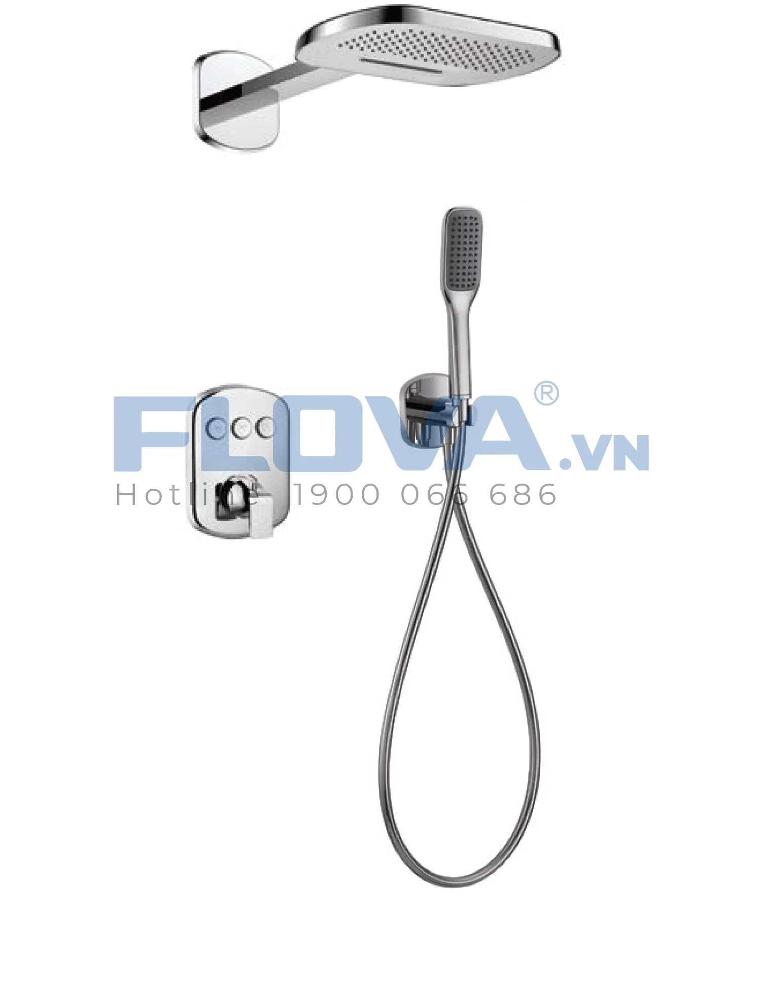 Sen âm tường nhiệt độ cao cấp FH 7311-6003 Sen âm tường nhiệt độ cao cấp FH 7311-6003