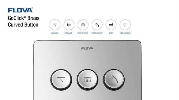 Dòng GoClick cao cấp của Flova với nhiều chế độ tắm linh hoạt