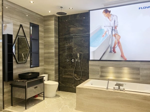 Thiết kế tinh gọn mang đến hơi thở hiện đại cho không gian tắm nhà bạn
