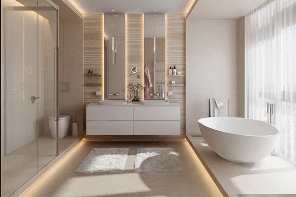 Làm vệ sinh giúp thiết bị nhà tắm luôn sáng bóng như mới