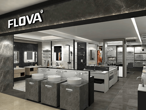 Showroom thiết bị vệ sinh Flova tại Anh